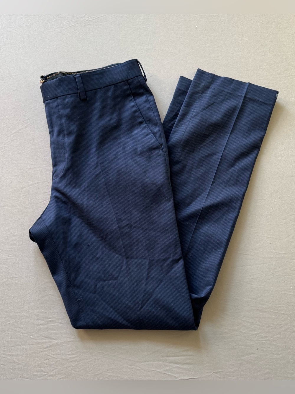 Pierre Laurant Alston wool pinstripe dress pants